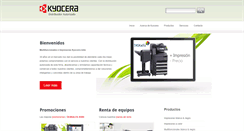 Desktop Screenshot of distribuidor-kyocera-mexico.com